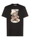 Moschino Couture  Teddy Bear Print T-shirt In Black
