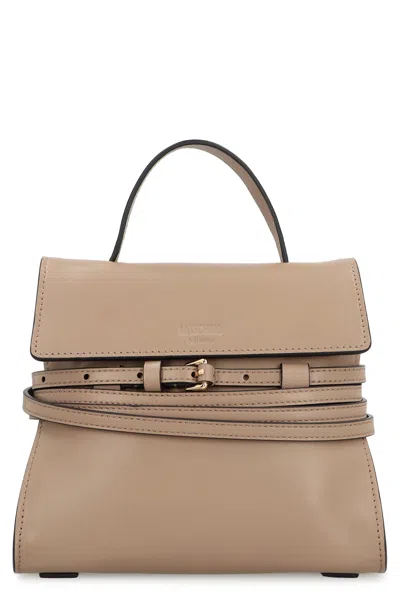 Moschino Couture  Tie Me Small Leather Handbag