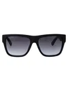 Moschino Couture Mtt Black Acetate Sunglasses In Black