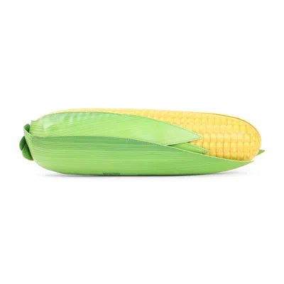 Moschino Couture Multicolor Corn Cab Clutch Bag In Green