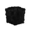 Moschino Nwt  Couture Black Feather Cami Tube Top In Black