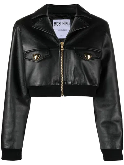 Moschino Couture Outerwear In Black