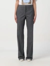 MOSCHINO COUTURE PANTS MOSCHINO COUTURE WOMAN COLOR GREY,F33942020