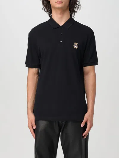 Moschino Couture Polo Shirt  Men Color Black In Schwarz