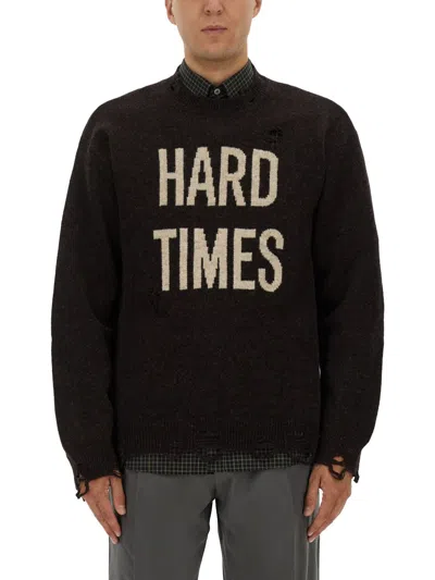 MOSCHINO MOSCHINO COUTURE SHETLAND WOOL PULLOVER
