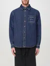 Moschino Long Sleeve Shirt In Denim