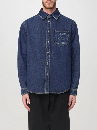 Moschino Couture Shirt  Men Color Denim