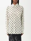 Moschino Couture Polka Dots Shirt In White