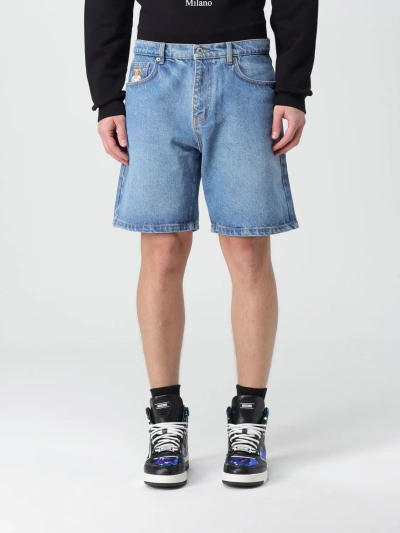 Moschino Couture Short  Men Color Denim