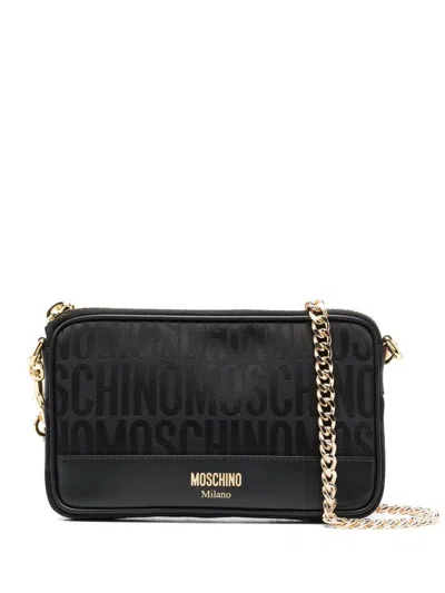 Moschino Couture Shoulder Bags In Black
