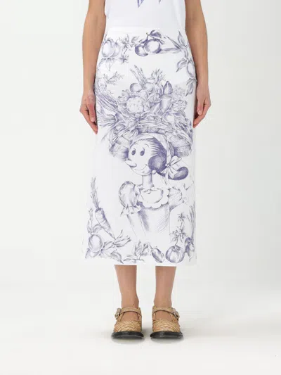 MOSCHINO SKIRT MOSCHINO COUTURE WOMAN COLOR WHITE,423628001