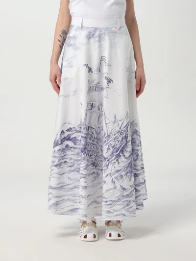 Moschino Skirt  Couture Woman Color White
