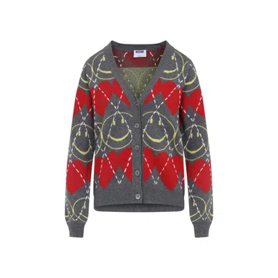 MOSCHINO MOSCHINO COUTURE SMILE CARDIGAN