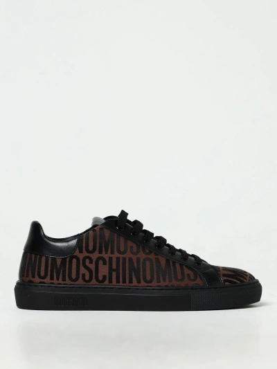 Moschino Couture Sneakers  Men Color Brown