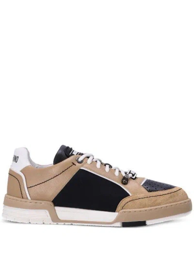 Moschino Couture Sneakers In Brown