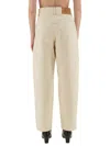 Moschino Couture Straight Fit Jeans In Neutral
