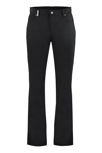 MOSCHINO MOSCHINO COUTURE STRETCH COTTON TROUSERS