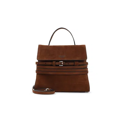 Moschino Couture Suede Leather Handbag