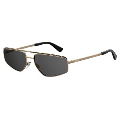 Moschino Couture Sunglasses In Metallics