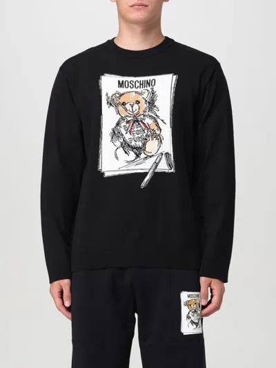 MOSCHINO SWEATER MOSCHINO COUTURE MEN COLOR BLACK,F93516002