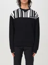 Moschino Barcode-print Cotton Sweatshirt In Schwarz