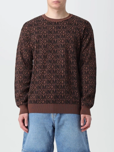 Moschino Couture Sweater  Men Color Brown
