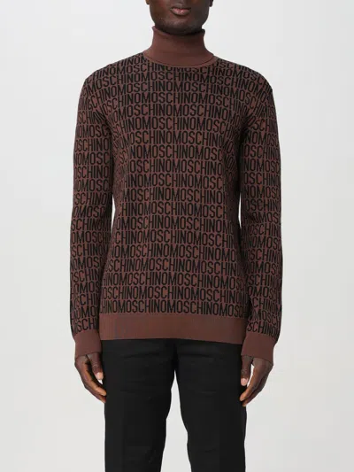 Moschino Couture Sweater  Men Color Brown