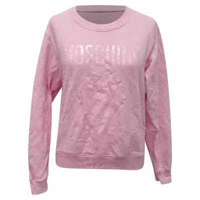 Moschino Couture Sweatshirt In Pink Cotton