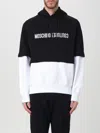 Moschino Logo Hooded Sweatshirt In Schwarz