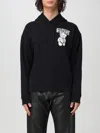 Moschino Long-sleeved Sweater In Schwarz