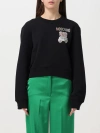 MOSCHINO COUTURE SWEATSHIRT MOSCHINO COUTURE WOMAN COLOR BLACK,F33929002
