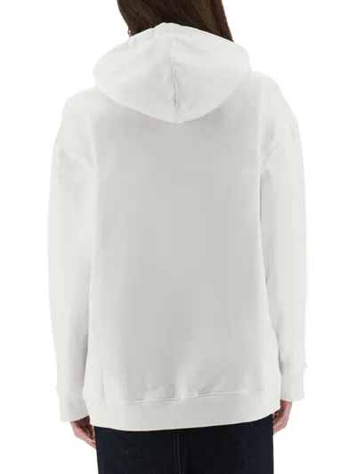 Moschino Couture Sweatshirt With Teddy Print In White