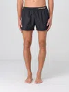 Moschino Logo-plaque Swim Shorts In Black