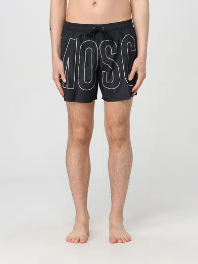 MOSCHINO SWIMSUIT MOSCHINO COUTURE MEN COLOR BLACK,G87656002