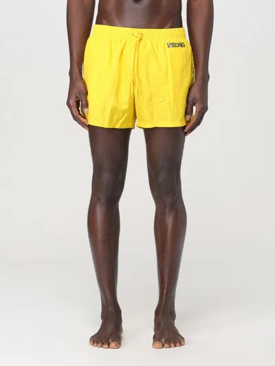 MOSCHINO SWIMSUIT MOSCHINO COUTURE MEN COLOR YELLOW,G47627003