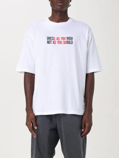 MOSCHINO T-SHIRT MOSCHINO COUTURE MEN COLOR WHITE,F92893001