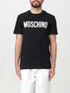 Moschino Couture T-shirt With Logo Print In Black