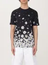 Moschino Daisy-print Crewneck T-shirt In Black