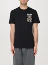 Moschino Black Cotton T-shirt With Bear Print In Black