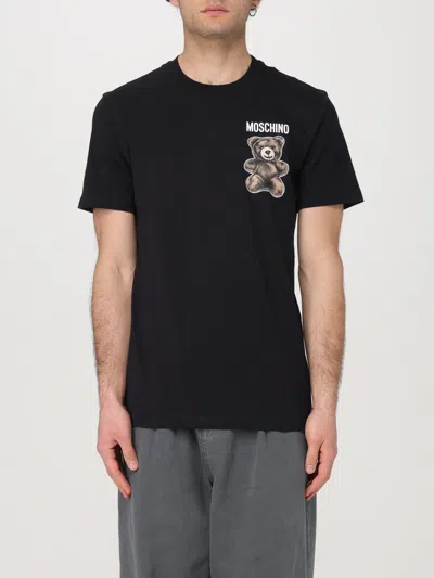 MOSCHINO T-SHIRT MOSCHINO COUTURE MEN COLOR BLACK,G49755002