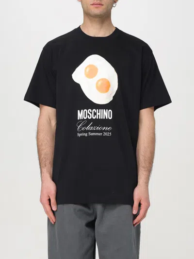 MOSCHINO T-SHIRT MOSCHINO COUTURE MEN COLOR BLACK,G49765002