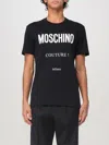 Moschino Logo-print Short-sleeve T-shirt In Schwarz