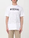 Moschino T-shirt With Lettering Print In White