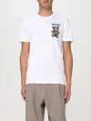 Moschino Teddy Logo Print Crewneck T-shirt In White