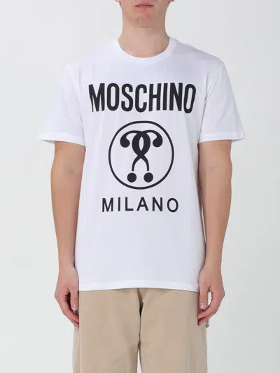 MOSCHINO T-SHIRT MOSCHINO COUTURE MEN COLOR WHITE,F50500001