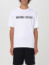 Moschino Upside Down Logo T-shirt In Weiss