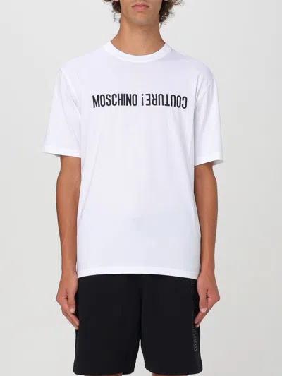 MOSCHINO T-SHIRT MOSCHINO COUTURE MEN COLOR WHITE,F89482001
