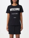 MOSCHINO COUTURE T-SHIRT MOSCHINO COUTURE WOMAN COLOR BLACK,F38154002