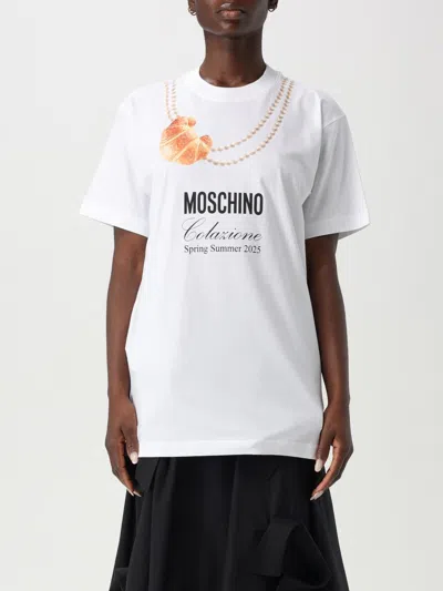 MOSCHINO T-SHIRT MOSCHINO COUTURE WOMAN COLOR WHITE 1,423533243