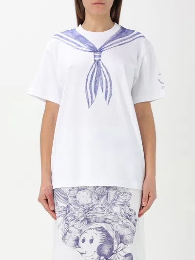 MOSCHINO T-SHIRT MOSCHINO COUTURE WOMAN COLOR WHITE,423617001